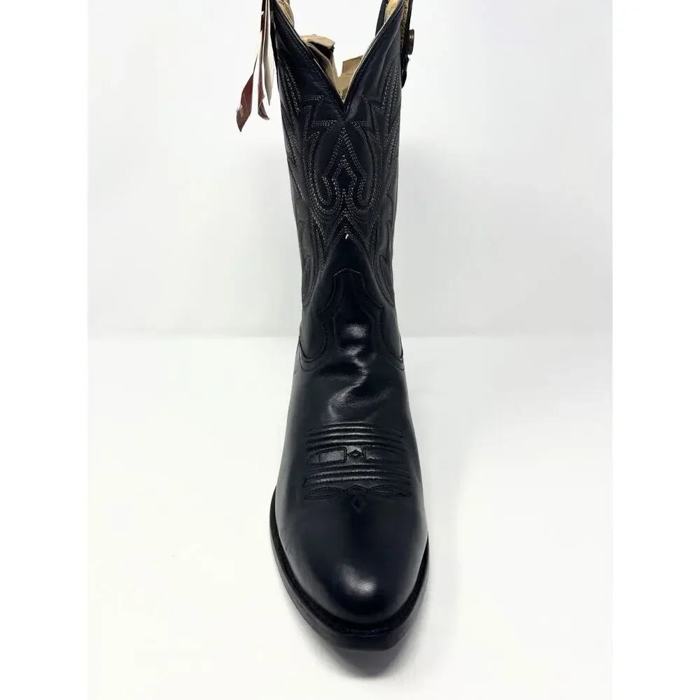 Roper Sidewinder CCS Concealed Carry Cowboy Boots Men’s 9.5D Black Leather NWT